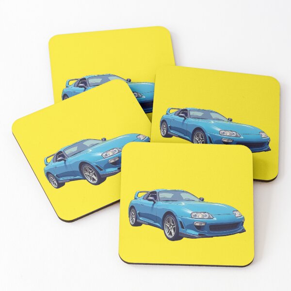 Item preview, Glossy blue supra against yellow a illustration designed and sold by kahida.