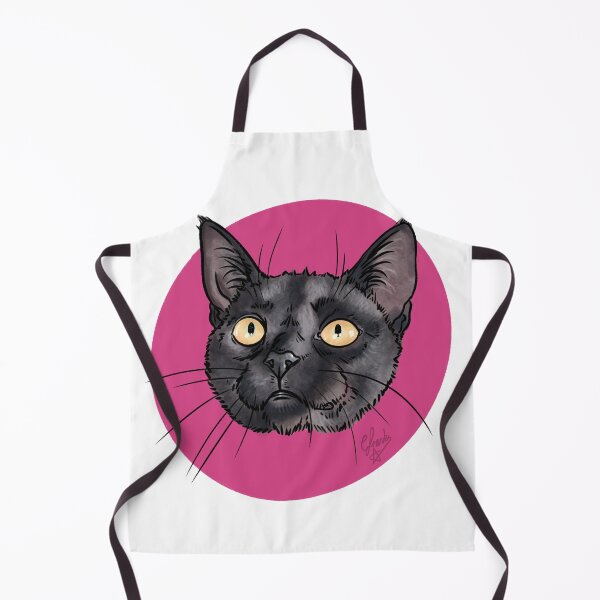 Item preview, Wide eyed black cat: Rescue cat designed and sold by Made-by-Anxiety.