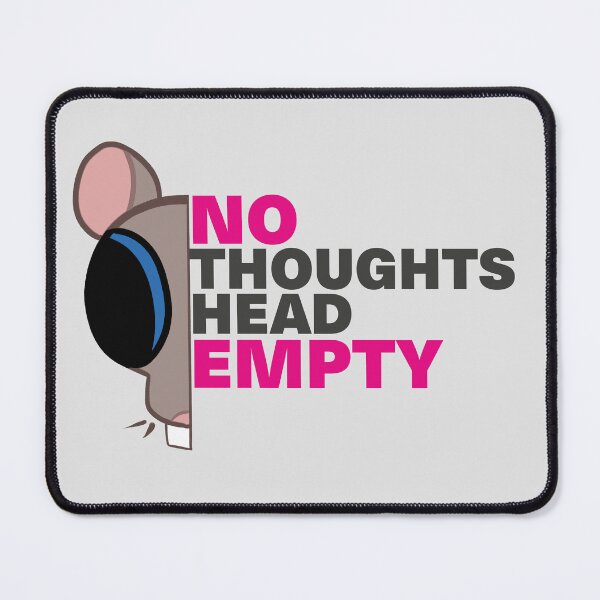 Item preview, No thoughts head empty meme rat designed and sold by Rexoox.