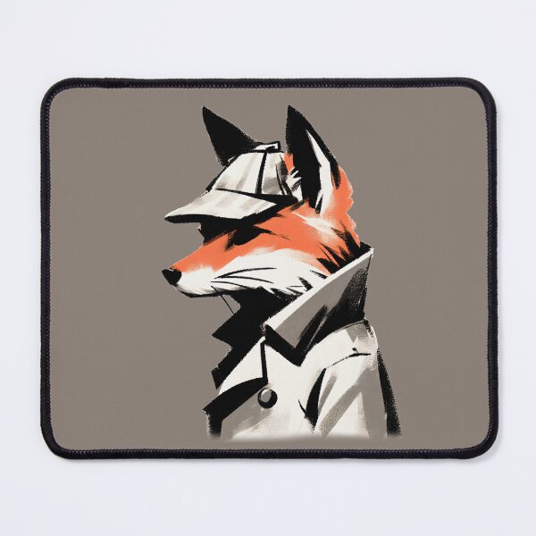 Item preview, Fox Detective in Trenchcoat and Hat designed and sold by Slick-Waffles.