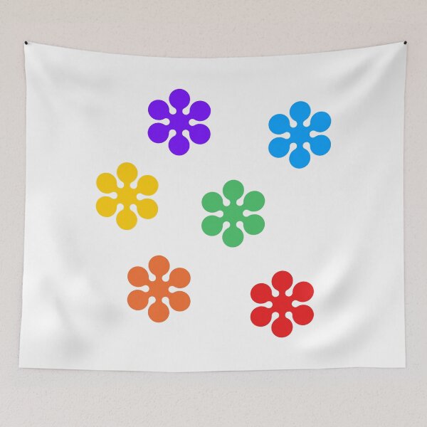 Item preview, Rainbow Flowers - subtle gay pride designed and sold by Inspirationmotivation.