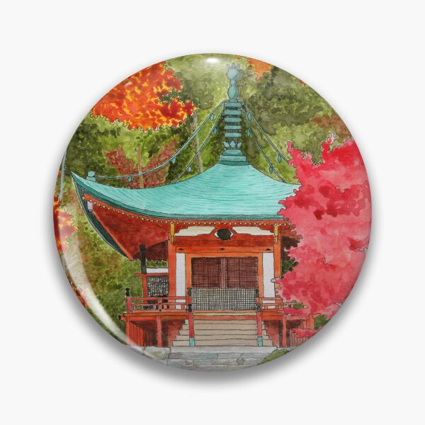 Item preview, Kyoto Daigo-ji Shrine in Autumn designed and sold by NatashaBirdi.