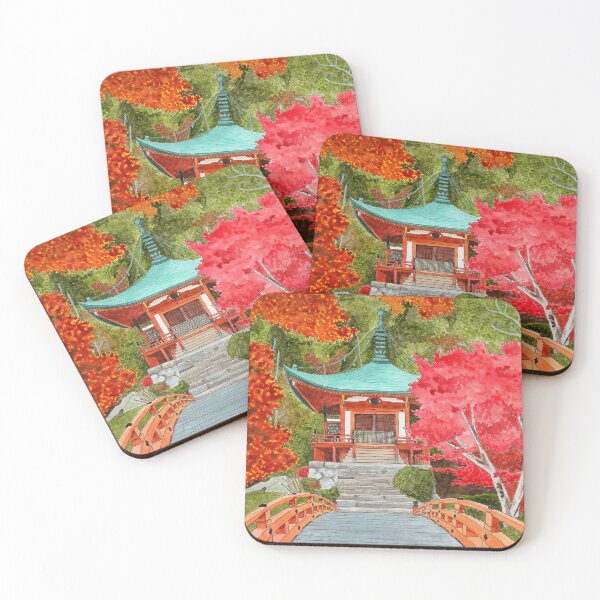 Item preview, Kyoto Daigo-ji Shrine in Autumn designed and sold by NatashaBirdi.
