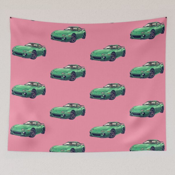 Item preview, Luminous green supra against pink canvas a tribute designed and sold by kahida.