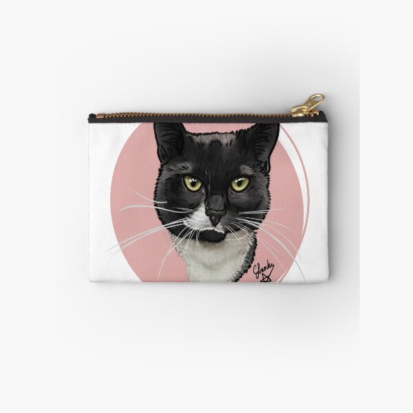 Item preview, white tash cat: rescue cat designed and sold by Made-by-Anxiety.