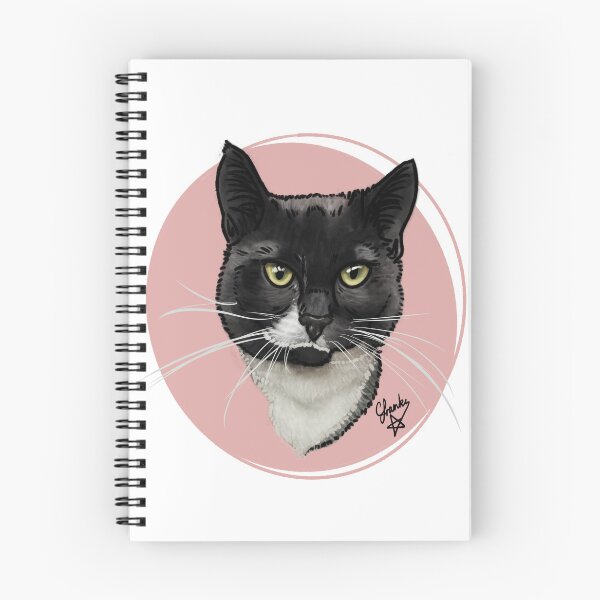 Item preview, white tash cat: rescue cat designed and sold by Made-by-Anxiety.