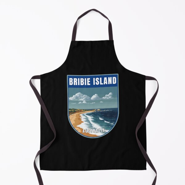 Item preview, Bribie Island in Queensland Australia Retro Travel Art Emblem designed and sold by MaateoDesign.