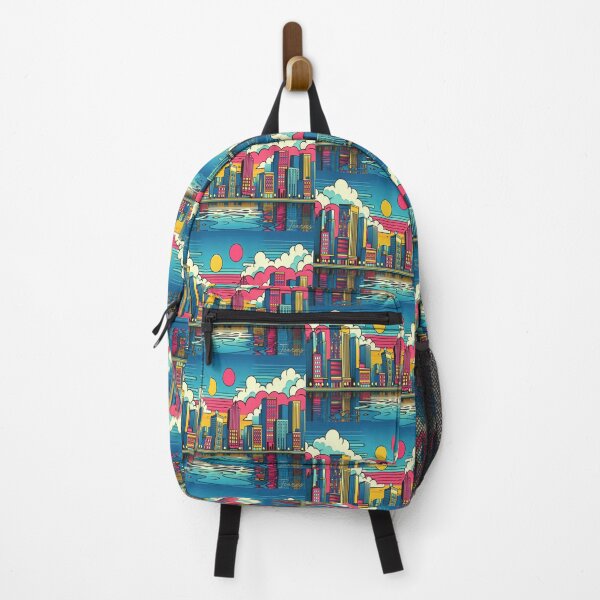 Item preview, City scape NYC New york cartoon Styled 3D art designed and sold by Iainmcdowell.