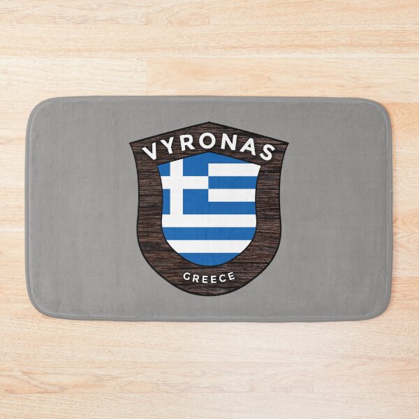 Item preview, Vyronas Greece Emblem Flag designed and sold by World Designs.