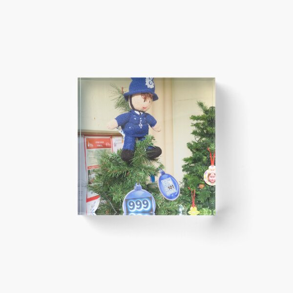 Item preview, Police Christmas Tree  designed and sold by wiggyofipswich.