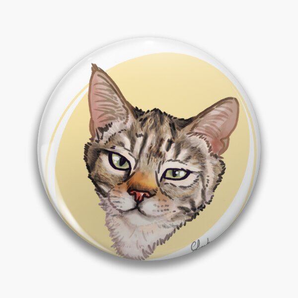 Item preview, Tabby rescue kitty designed and sold by Made-by-Anxiety.