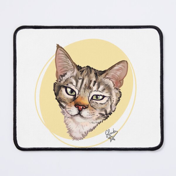Item preview, Tabby rescue kitty designed and sold by Made-by-Anxiety.