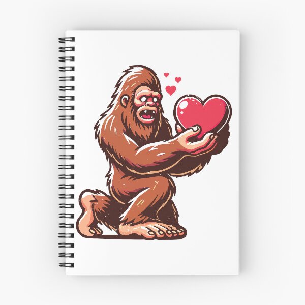 Item preview, Bigfoot Heartful Happy Valentine's Day Gift for Men Boy Husband designed and sold by JUSTBEELEGANT.