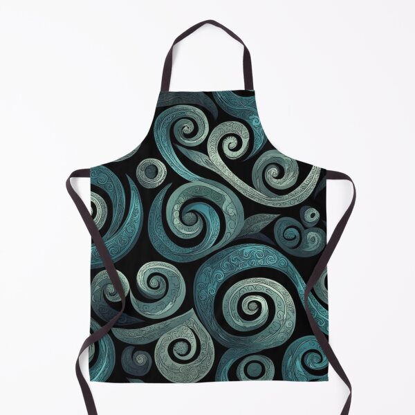 Item preview, New Zealand Paua Māori Pattern Koru Design 316 designed and sold by GrinGalore.