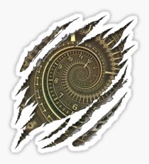 Steampunk Time Machine In Me Sticker