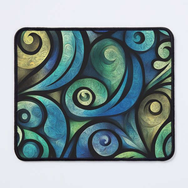 Item preview, New Zealand Paua Māori Pattern Koru Design 317 designed and sold by GrinGalore.