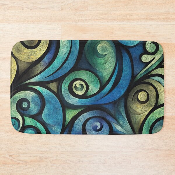 Item preview, New Zealand Paua Māori Pattern Koru Design 317 designed and sold by GrinGalore.