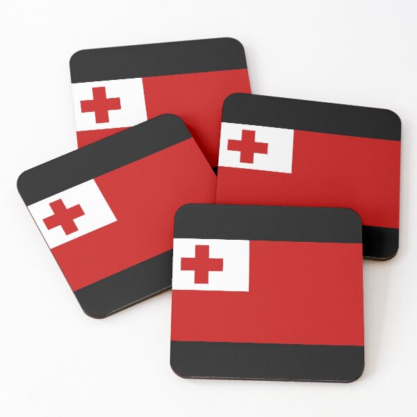 Item preview, Flag of Tonga designed and sold by TinaJostDesigns.