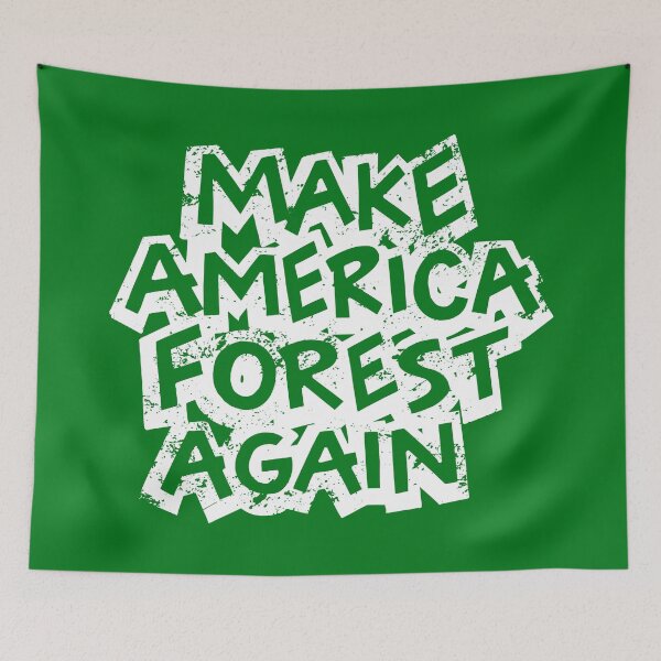 Item preview, Make America Forest Again Green Political Quote designed and sold by polliadesign.