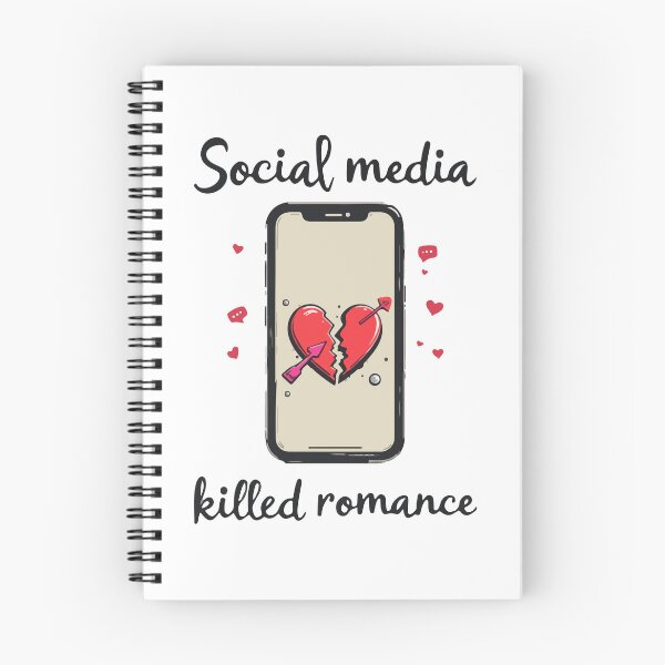 Item preview, Social Media Killed Romance designed and sold by HandicraftArt.