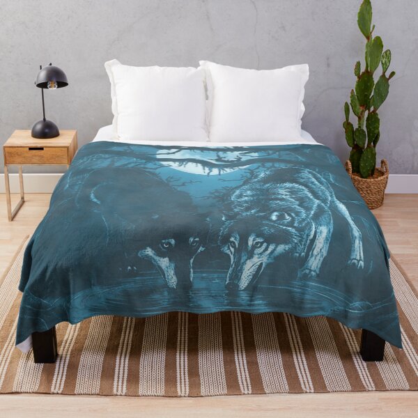 Item preview, birthday present man, forests, drinking wolves designed and sold by Kirei-Lily.