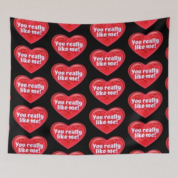 Item preview, HEART:  You really like me! - funny valentines signs designed and sold by DesignsFromTW-S.