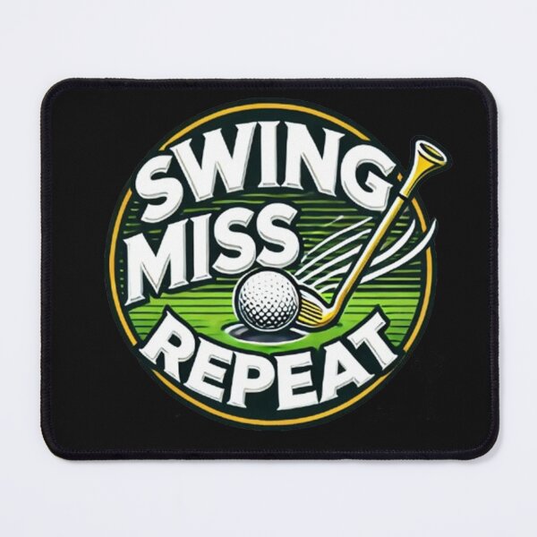 Item preview, Golf Humor - Swing Miss Repeat designed and sold by PawtopiaDesigns.