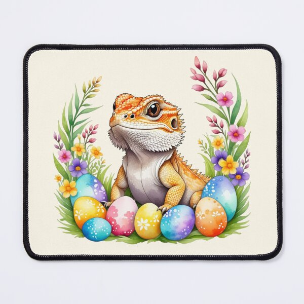 Item preview, Dragon  Easter - Wild Flower Reptile Lovers - Bearded Dragon designed and sold by aylastyle.