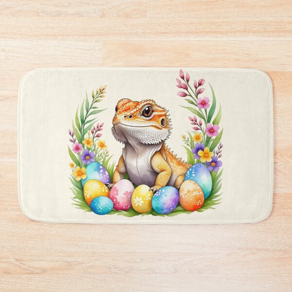 Item preview, Dragon  Easter - Wild Flower Reptile Lovers - Bearded Dragon designed and sold by aylastyle.