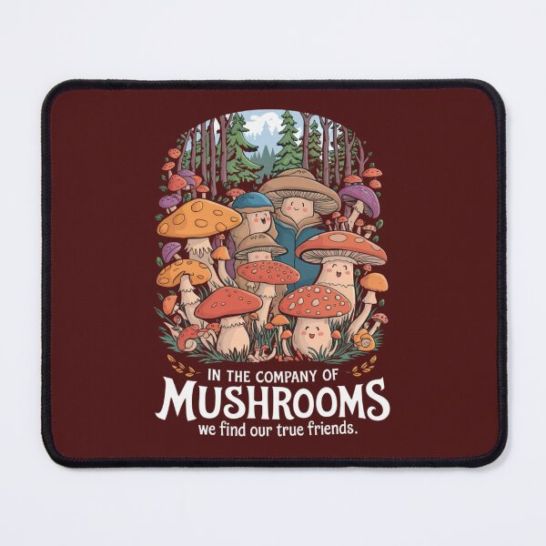 Item preview,  Charming Foragers and Friendly Mushrooms- "In the Company of Mushrooms" designed and sold by gk-creations.