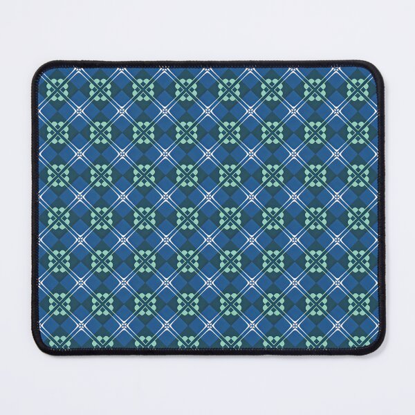 Item preview, Scottish pattern check, blue and beige 04 designed and sold by SpecialtiesShop.