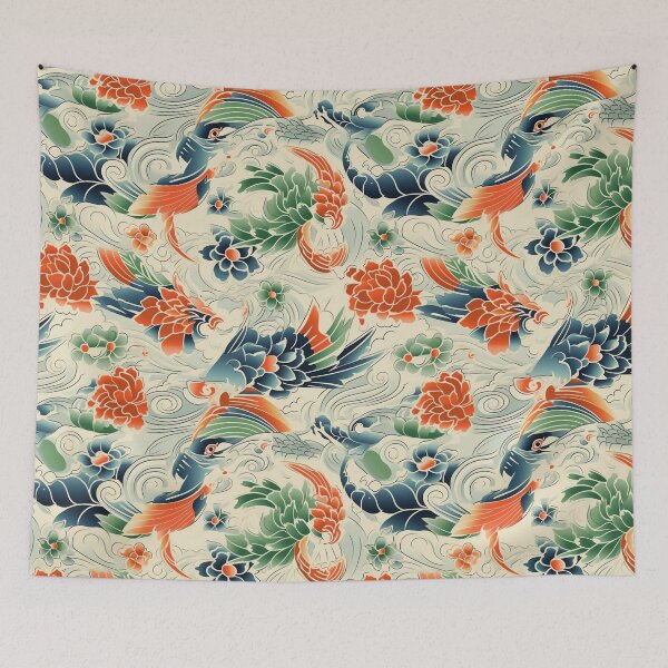 Item preview, Graceful Japanese Motifs: Tradition Reimagined designed and sold by CleanDecor.