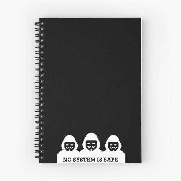 Item preview, Hacker, No System Is Safe designed and sold by AllYouCanDesign.