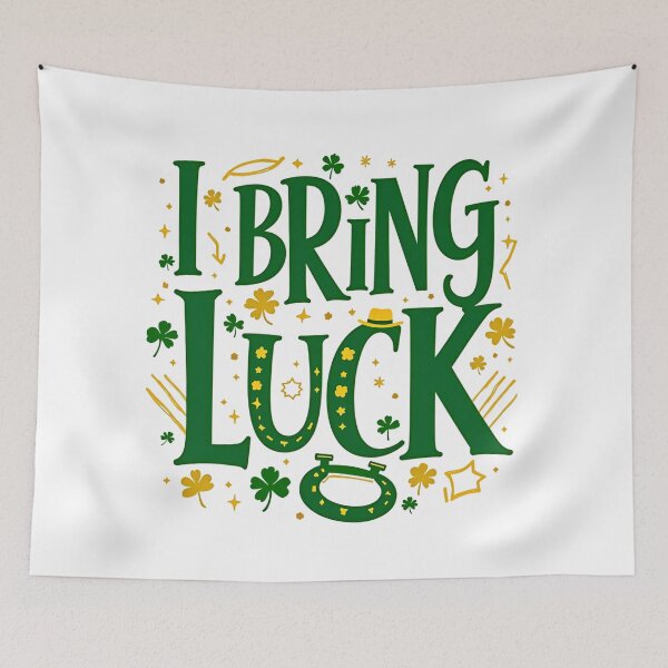 Item preview,  Good Fortune Phrase “I Bring Luck” - St. Patrick’s Day Luck Design designed and sold by MystiqSlav.