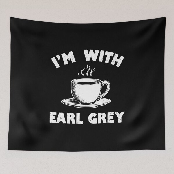 Item preview, I'm with Earl Grey Vintage Cup of Tea designed and sold by Athlara.