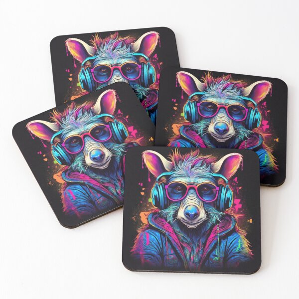 Item preview, Graffiti Anteater in Headphones and Shades designed and sold by Boxing Kangaroo Retail Company.