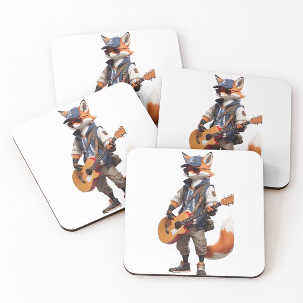Item preview, A fox plays guitar designed and sold by HorizonStores.