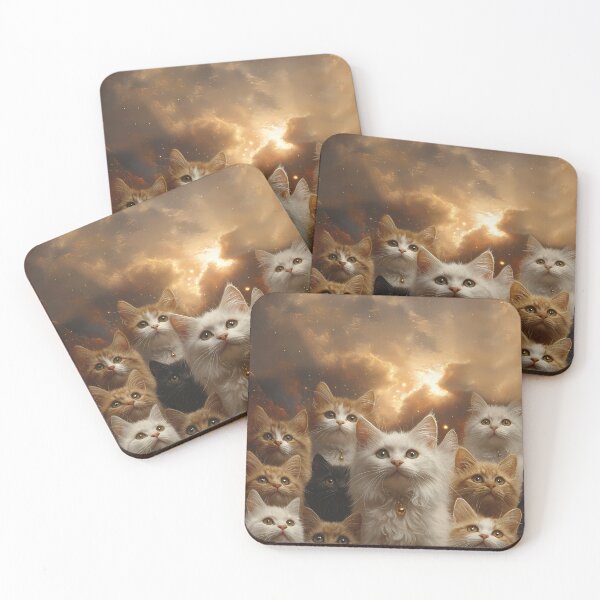 Item preview,  a group of adorable cats designed and sold by TJprint.