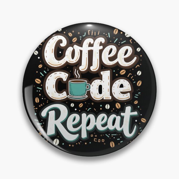 Item preview, Coffee, Code, Repeat: un diseño divertido y atractivo para programadores designed and sold by SpeakingPrint2.