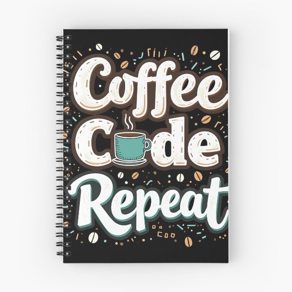 Item preview, Coffee, Code, Repeat - Playful and Catchy Design for Programmers designed and sold by SpeakingPrint2.