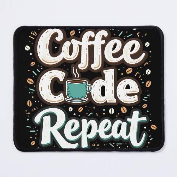 Item preview, Coffee, Code, Repeat - Playful and Catchy Design for Programmers designed and sold by SpeakingPrint2.