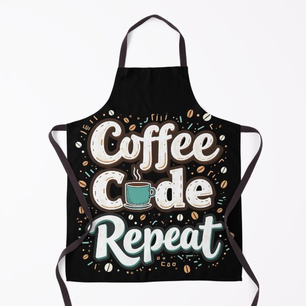Artikelvorschau, Coffee, Code, Repeat – Verspieltes und einprägsames Design für Programmierer entworfen und verkauft von SpeakingPrint2.