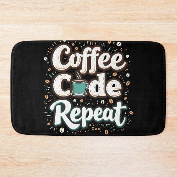 Item preview, Coffee, Code, Repeat - Playful and Catchy Design for Programmers designed and sold by SpeakingPrint2.