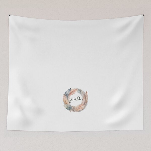 Item preview, Faith - Feather Wreath Design designed and sold by Our Bible Journey.
