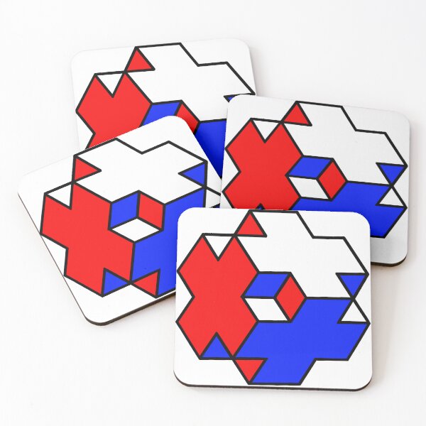 Item preview, 3D shape - Red/White/Blue designed and sold by teeyoujimmy.