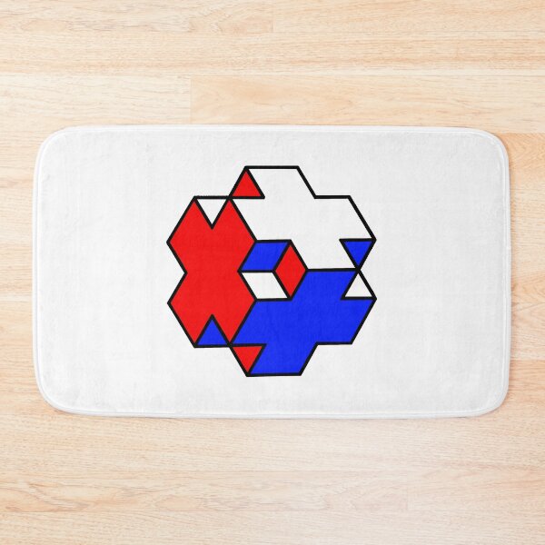 Item preview, 3D shape - Red/White/Blue designed and sold by teeyoujimmy.