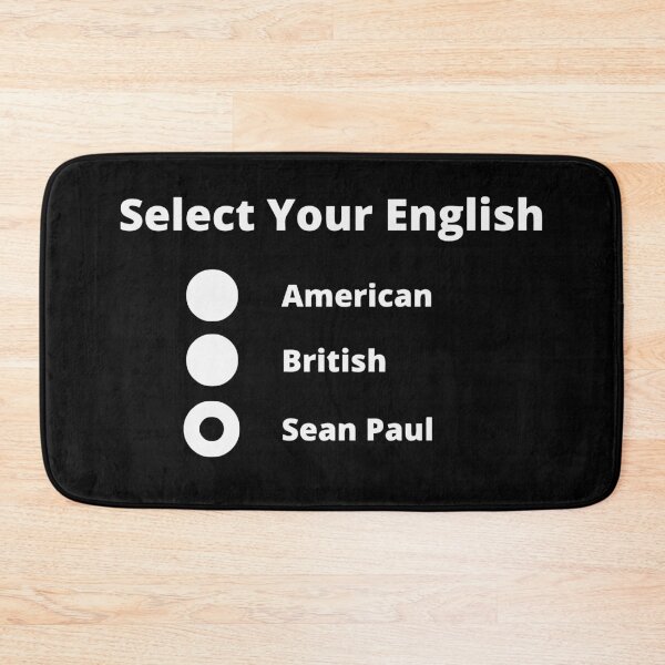 Item preview, Sean Paul English Funny designed and sold by CyberWindow.