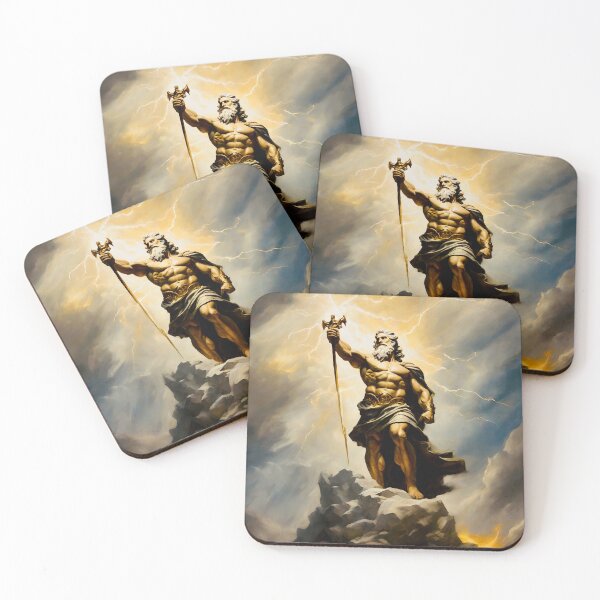 Item preview, Zeus, the king of the gods in Greek mythology designed and sold by Island Art Studios.