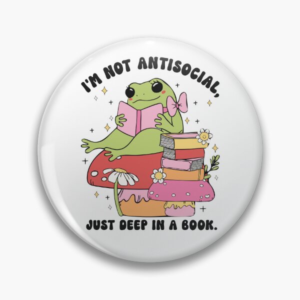Item preview, I'M NOT ANTISOCIAL JUST DEEP IN A BOOK designed and sold by VogueVaultStore.