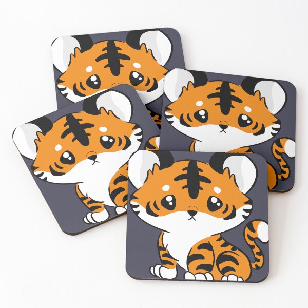 Item preview, cute bengal tiger kawaii from India designed and sold by NaiBalin.